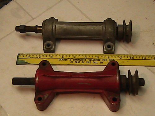 2 small belt driven arbor&#039;s  grinder gas engine blacksmith   metal shop tool for sale