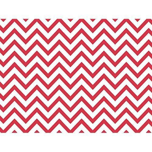 Red Chevron Tissue Paper 20&#034; X 30&#034; - 24 Sheet Pack New