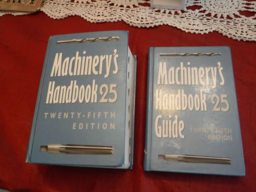 Machinery&#039;s handbook &amp; handbook guide, edition 25, toolbox edition , thumb index for sale