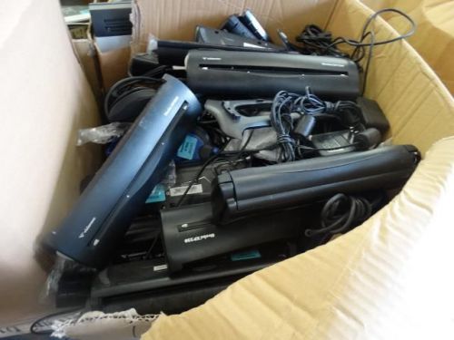 Lot of 20 visioneer strobe xp200 scanners with plugs, switches, faces, manual for sale