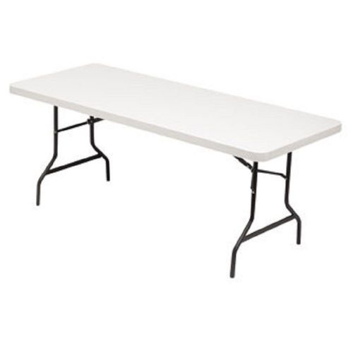 Folding Banquet Table 72&#034; x 29&#034; Platinum Restaurant Cater Party Family C116335