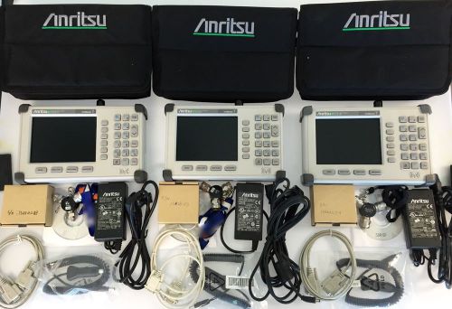 Anritsu s331d site master cable &amp; antenna analyzer lot sale 3 units for sale