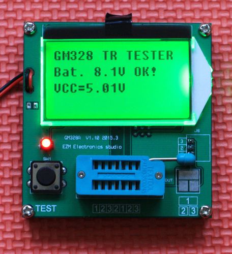Latest 12864 LCD Transistor Tester Capacitance ESR Meter LCR GM328A