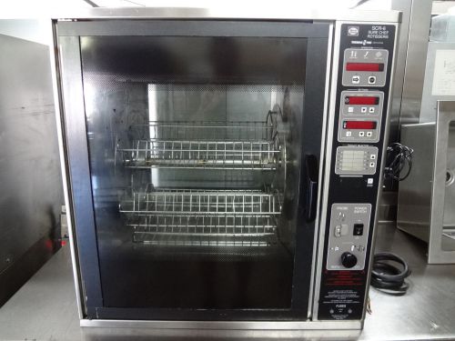 HENNY PENNY ROTISSERIE OVEN SCR 6, COMM. CONVECTION OVEN WITH SPITS&amp;BASKETS#515