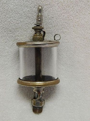 Antique d.t. williams brass &amp; glass visible drip oiler hit and miss engine no. 4 for sale