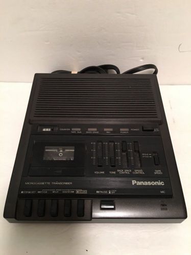 Panasonic RR-930 Microcassette Transcriber Micro-Cassette, No Pedal,Tested