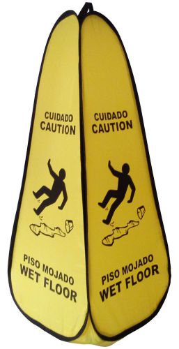 Caution Wet Floor Cone 36&#034; tall 4 Sided