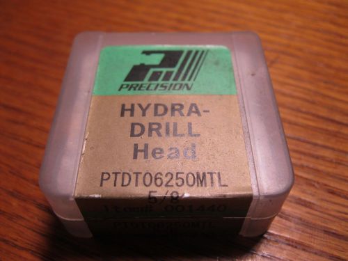 Precision 5/8&#034; Hydra-Drill Head PTDT06250MTL Item# 001440 New