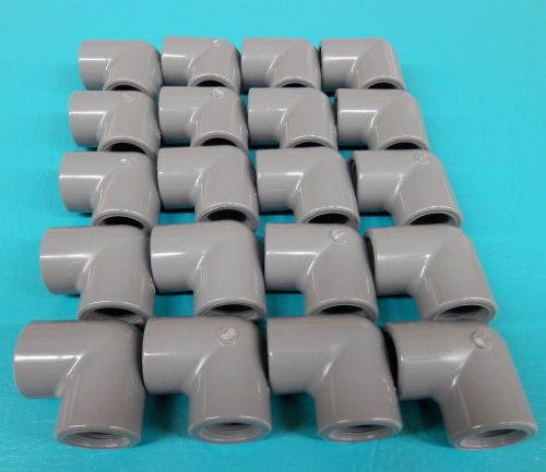 20 New Spears CPVC 1/2&#034; - 90 Degree Elbows Plastic Pipe Connection Conduit