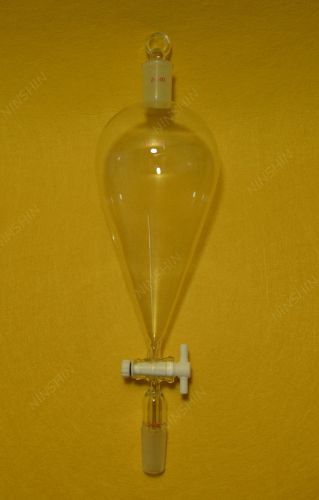 24/40,1000ml,pyriform separatory funnel,pear shape,ptfe stopcock for sale
