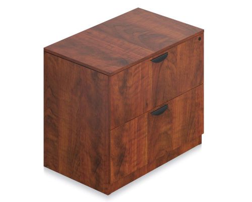 Offices to Go 2 Drawer Lateral File in American Dark Cherry Laminate