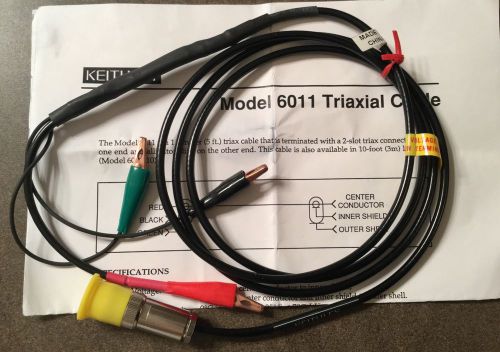 Keithley Model 6011 Input Leads w/ 1.5m (5ft) of Triax Cable