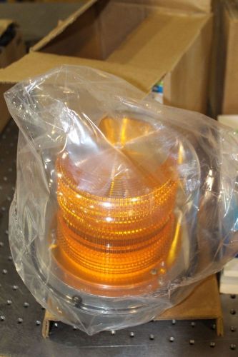 New edwards signaling 94a-n5 heavy duty single flash strobe light - amber for sale