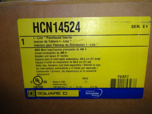 NEW IN BOX SQUARE D HCN14524 I-LINE INTERIOR PANELBOARD 400 AMP MAIN LUG