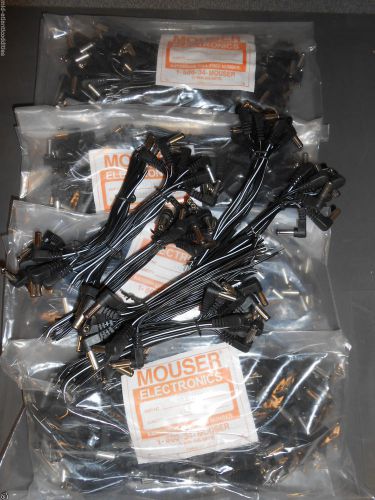 Lot of 475 Kobiconn 172-1016   6&#034; Cable Black (6 inches) - New - Free shipping
