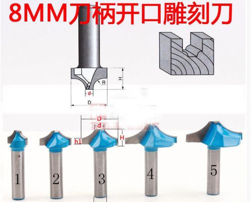 1piece open line endmill wood working tools NO.5  35MM