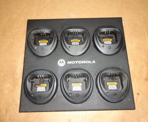 Motorola WPLN4171A 6 bay Battery Charger