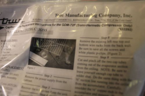 True commercial refridgerator capillary tube replacement kit# 932291 oem nib for sale