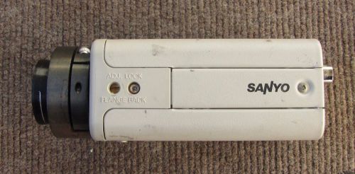 Free Shipping! Sanyo VCB-3522P B/W CCD Camera + 12V AC Adapter, Made in Japan
