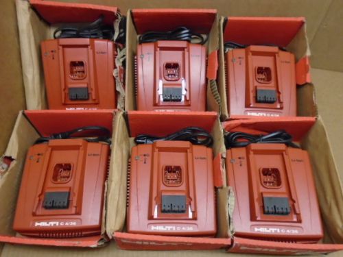 (1) new  hilti c 4/36 lithium-ion battery charger,389593 for sale