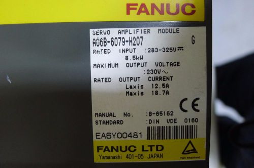 Used FANUC SERVO AMPLIFIER Module A06B-6079-H207 A06B-6079-H207