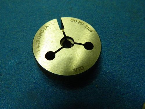 Vermont gage 1/4 x 20 class 2a thread ring gage for sale