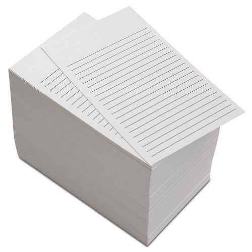 Levenger 300 Non-Personalized 3x5 Cards - White Ruled (ADS6780 RL)