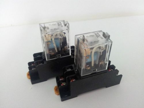 Omron MY2N-D2 24VDC 10A Relay (LOT OF 2)