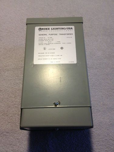 Ardee lighting. 1.5 kva. tw-1500 volts 120x240 transformer, secondary 12x24 new for sale