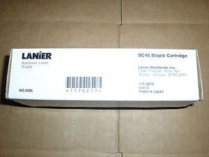 New in Box Genuine LANIER SC45 Staple Cartridge pack of 3 No.300L 117-0273 SC 45