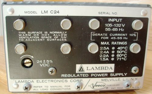 DC Power Supply  Lambda LM-C24 Regulated Power supply