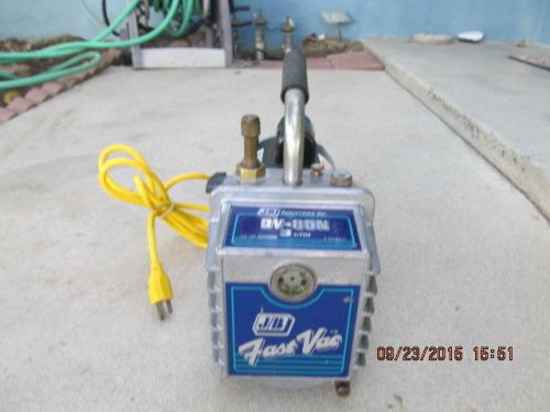 Jb dv-85n fast vac 3 cfm 2 stage vacuum pump works great for sale
