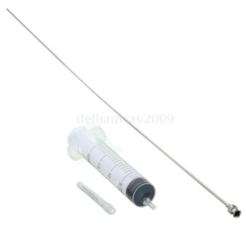 20ML Reusable Big Plastic Sampler Syringe For Measuring Nutrient Hydroponic NEW