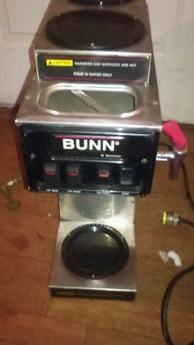 BUNN Automatic Coffee Brewer STF Commercial Machine 3 Warmers &amp; Hot Water Tap