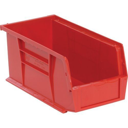 Edsal edsal pb8502r high density stackable plastic bin, 5&#034; width x 5&#034; height x for sale