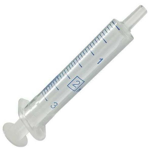 3ml NORM-JECT Sterile All Plastic Syringe Luer Slip centric tip 100pk