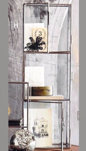 Glass display cases (2)