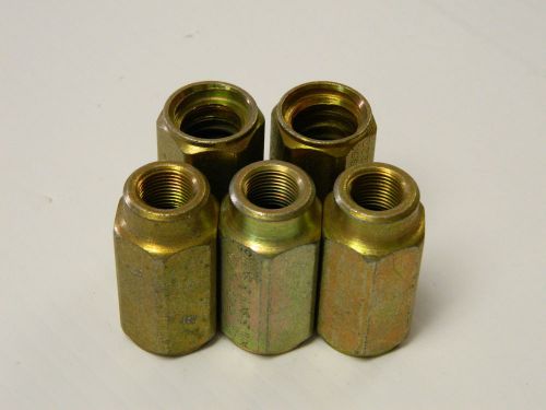 NEW LOT OF 5 PARKER P-42 3/8 x 1W HYDRAULIC FITTING NO - SKIVE P42