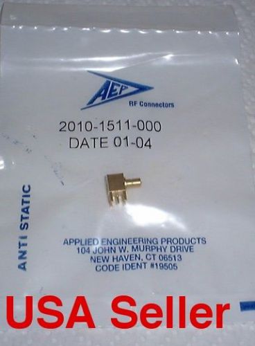 AEP SMB Gold Plated  Male right angle PCB Connector  - NEW Sealed - 50 Available