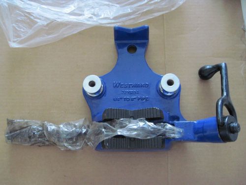 WESTWARD 22XR04 Bench Chain Vise, Top Screw, 1/4&#034; to 6&#034; Pipe