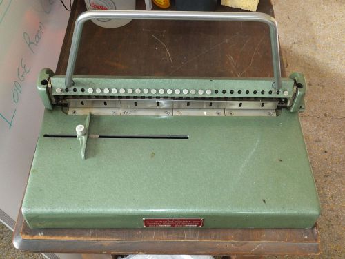GBC General Binding Company Punching Machine &amp; Binding Machine  Vintage office