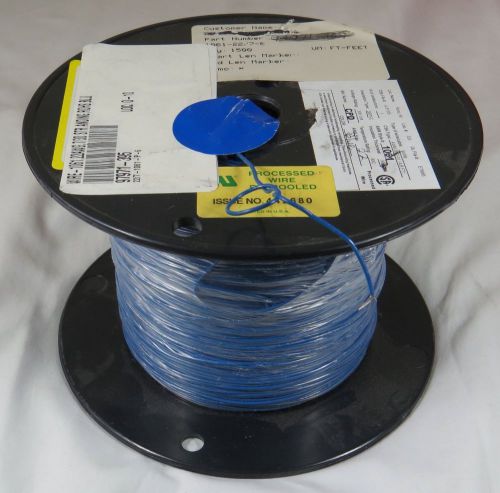 22AWG UL1061, 7/30, 300 volt, Blue Hook Up Wire, 1500 Feet