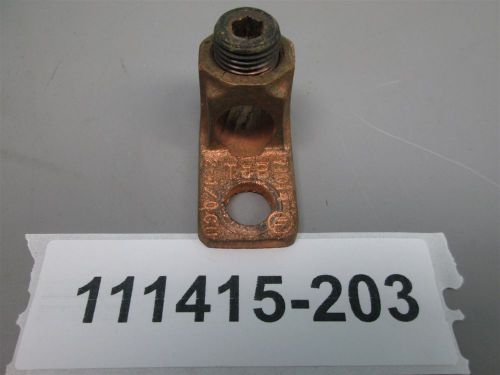 T&amp;B Mechanical Copper Lug 2 1/0 CU 71014