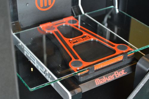 Makerbot replicator 2 glass build plate system upgrade - light weight for sale