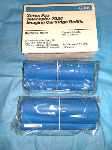 BOX/2 Xerox Fax Telecopier 7024 Imaging Refill 8R3816 for 7024/7280 Fax Machine