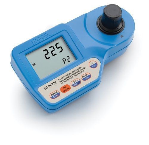 Hanna instruments hi96735 epa total hardness portable photometer with sample for sale