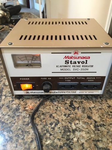 Matsunaga stavol ac automatic voltage regulator svc-350n for sale