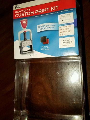 Customizable Stamp. COSCO 2000 Plus Heavy Duty Custom Print Kit