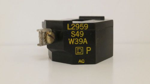 SQUARE D COIL 600V/60HZ  L2959 S49 W39A
