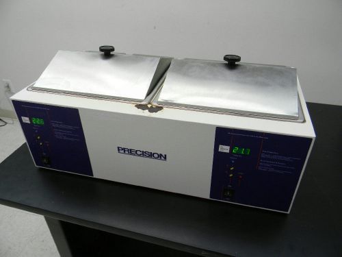 Precision scientific microprocessor controlled 280 series dual heated water bath for sale